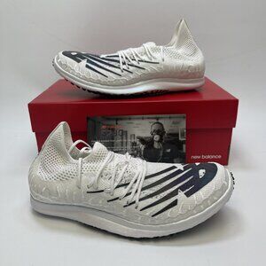 New Balance White and Black Women's Running Shoes Lightweight Flyknit Trainers